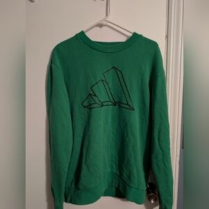 Adidas Crewneck Sweater Vibrant Green Large
